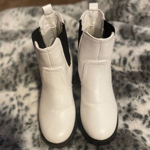 White booties